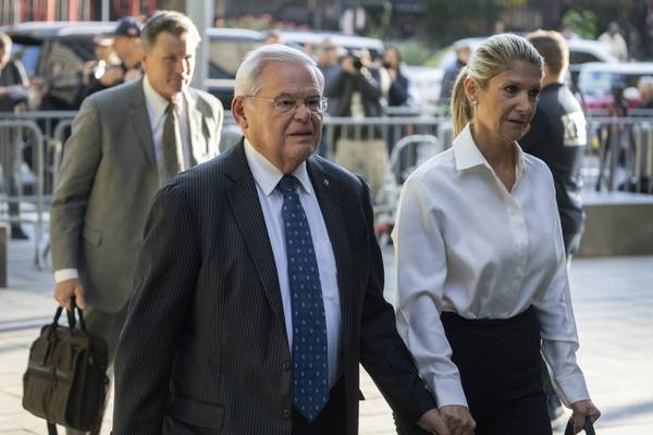 Sen. Bob Menendez reveals his wife has breast cancer as his trial focuses on FBI raid of his home