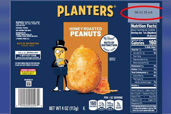 Recall alert: Planters nuts recalled in 5 southeastern states over possible listeria concerns