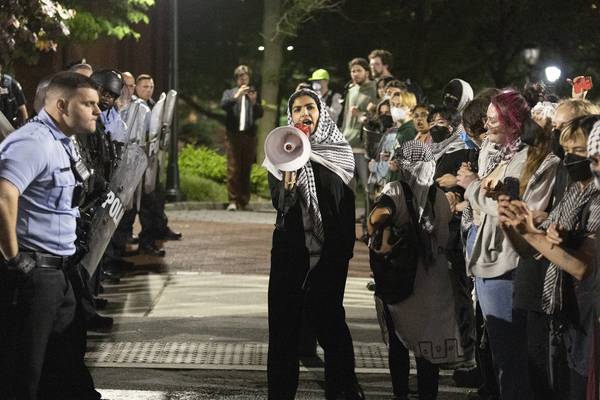 Pro-Palestinian protesters at Drexel ignore call to disband as arrests nationwide approach 3,000