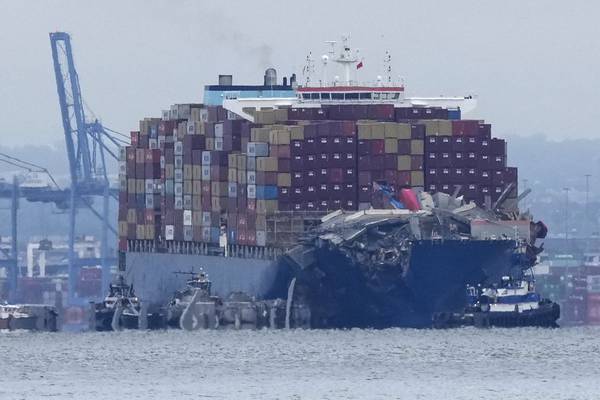 Ship that caused deadly Baltimore bridge collapse has been refloated and is moving back to port