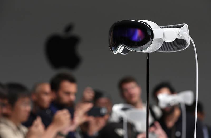 Apple's mixed-reality headset will be available in its stores beginning Feb. 2, according to the company.
