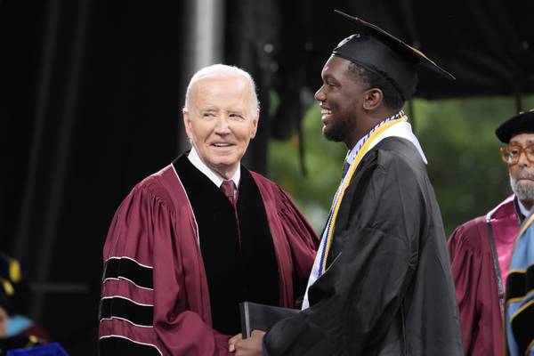 Biden will deliver Morehouse commencement address during a time of tumult on US college campuses