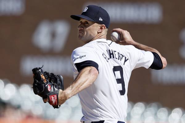 Tigers pitcher Jack Flaherty matches AL record, opens with 7 straight strikeouts in loss to Cardinals