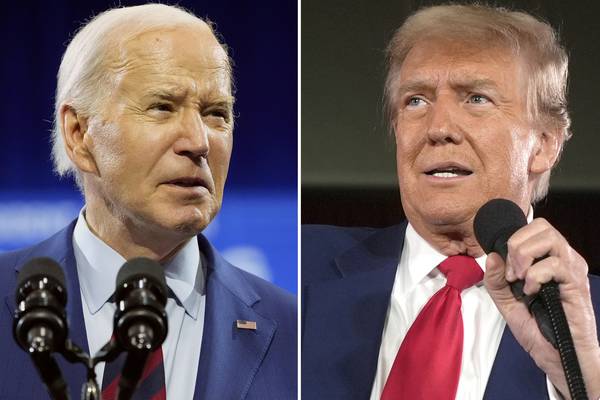 Biden and Trump, trading barbs, agree to 2 presidential debates, in June and September