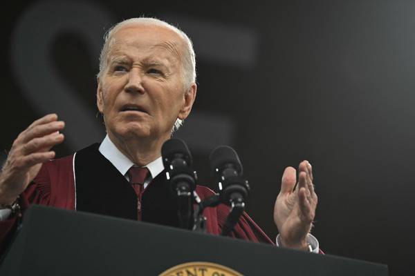 New Yahoo News/YouGov poll: Approval of Biden's handling of Israel-Hamas war falls to new low amid campus protests