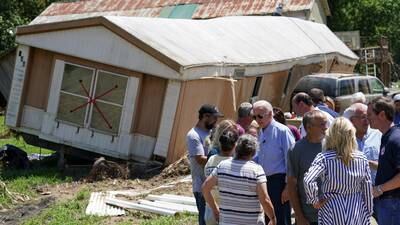 Biden tours devastation left by Kentucky floods, vows to rebuild ‘better’