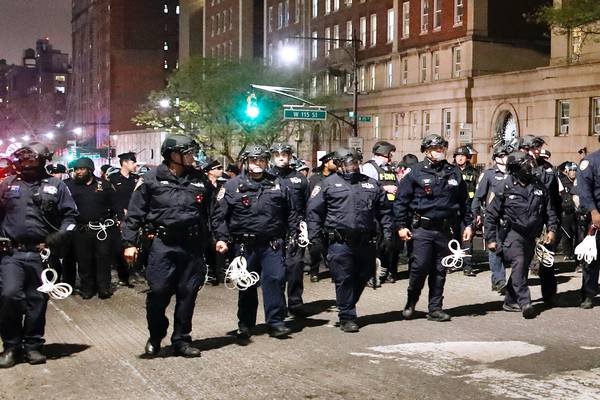 Columbia University protest photos: Police break up protest at Hamilton Hall
