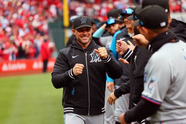 What's going on with Skip Schumaker and the Miami Marlins?