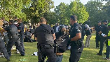UGA students, staff arrested after set up of encampment on campus