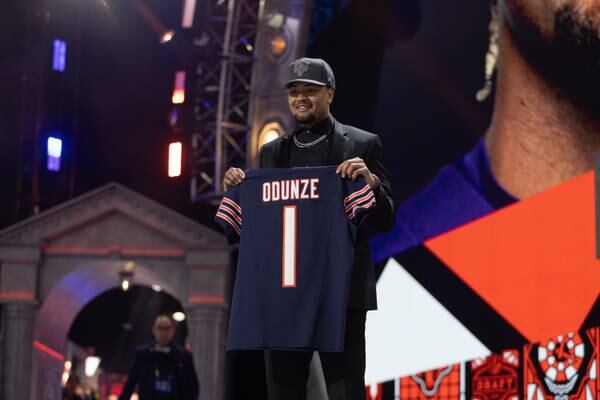 Bears 1st-rounder Rome Odunze couldn't believe his new team's meager receiving record
