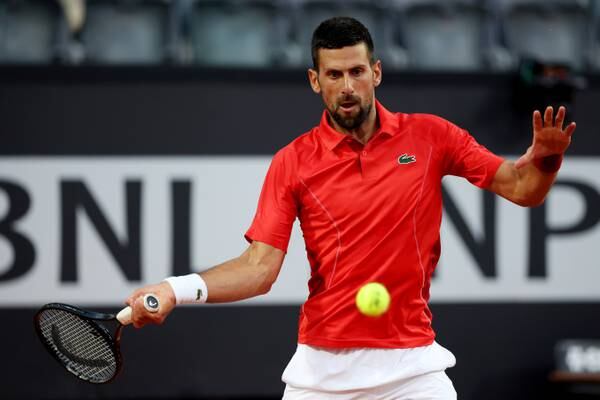 Novak Djokovic hit in head by water bottle, needed medical attention after opening win at Italian Open