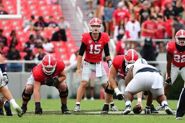 Georgia football offensive depth chart coming out of spring practice