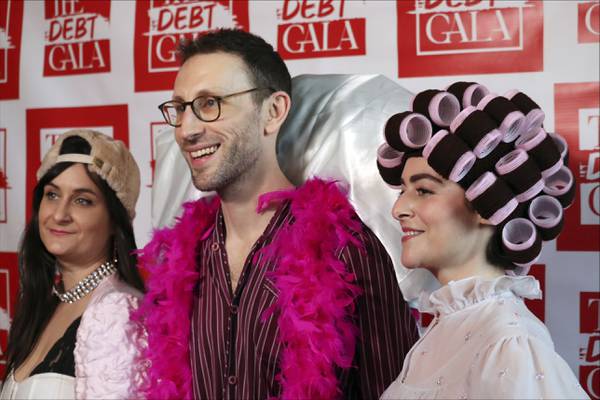 Inspired by the Met, 'sleeping baddies' tackle medical debt at the Debt Gala's pajama party
