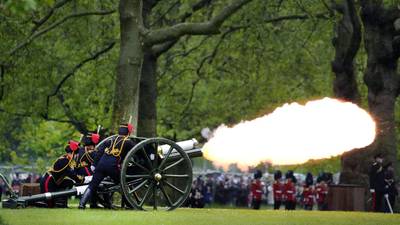 King Charles III's coronation anniversary is marked by ceremonial gun salutes across London