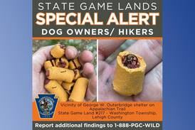 Fishhooks found in dog treats left on Appalachian Trail