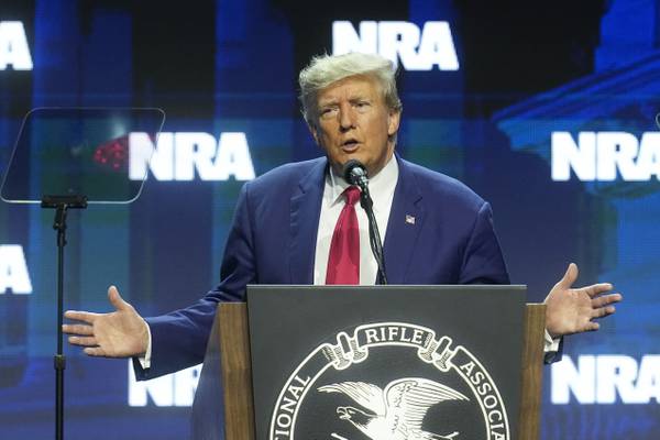 Donald Trump will address the NRA in Texas. He's called himself the best president for gun owners