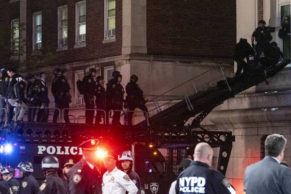 Police clear pro-Palestinian protesters from Columbia University’s Hamilton Hall