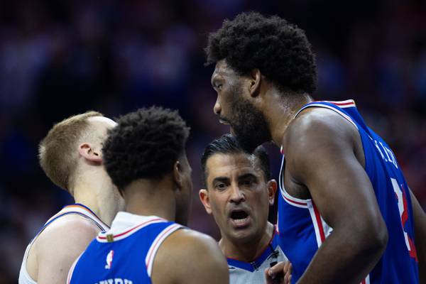 NBA playoffs: Joel Embiid, reportedly with a mild case of Bell's palsy, scores 50 to lead 76ers past Knicks in Game 3