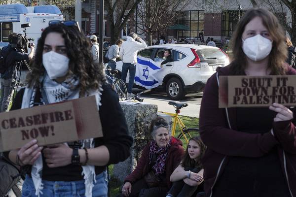 The Latest | Protests and arrests roil US college campuses