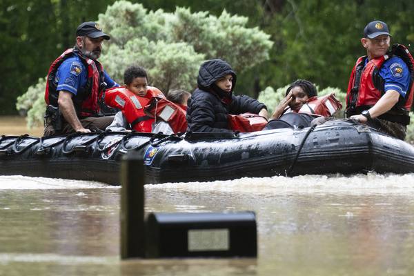 Photos: Heavy rain brings flooding to Southeast Texas, prompting water rescues, mandatory evacuations and flood warning through next week