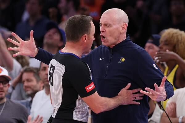 Pacers reportedly send NBA 78 missed calls by officials during Games 1 and 2 vs. Knicks