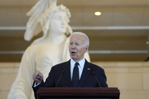 In Holocaust remembrance, Biden condemns antisemitism sparked by college protests and Gaza war