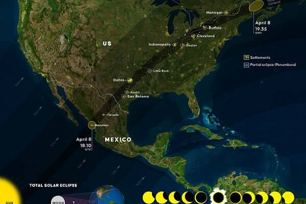 FAA warns that solar eclipse could cause travel delays; list airports that could be affected